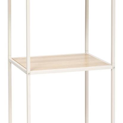 Etagère 4 niveaux, beige Curvy