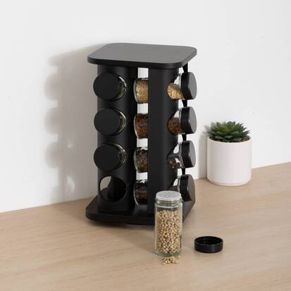 Support à épices, 16 emplacements, l.19 cm 