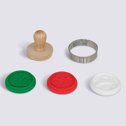 Emporte-pièces, 3 pièces, beige Noël