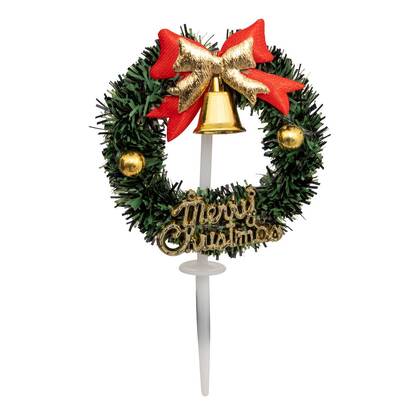 Lot de 4 décorations pâtisserie Noël