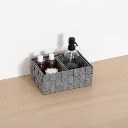 Panier, 3 produits, gris Lise