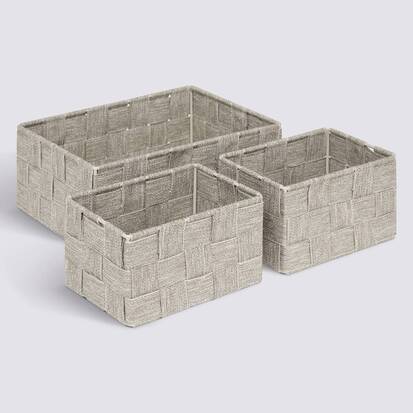 Panier, 3 produits, beige Lise