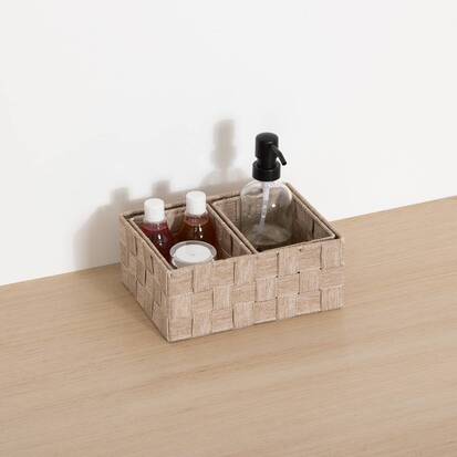 Panier, 3 produits, beige Lise