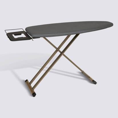 Table à repasser, l.157 cm, beige 