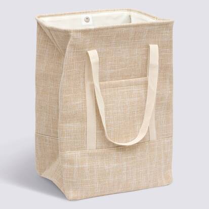 Panier à linge, 70 l, beige 