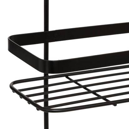 Serviteur de douche 2 niveaux, noir Venterra