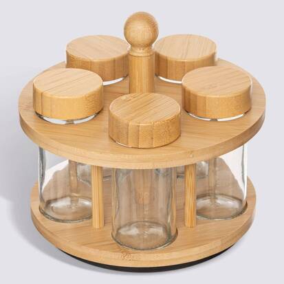 Support à épices, 5 emplacements, d.17 cm Cozy