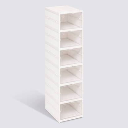 Range-chaussures, 6 paires Fold'n box