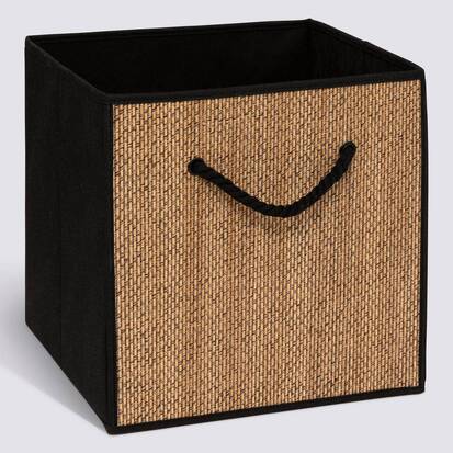 Panier, l.31 cm, noir Mix'n modul