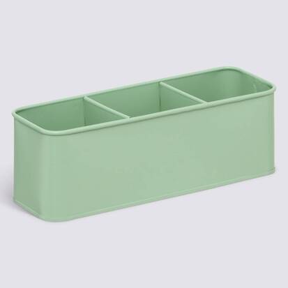 Pot à crayons, l.24 cm, vert clair Deskolor