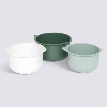 Lot de 3 bols à mixer, 1,5l/2l/3l 