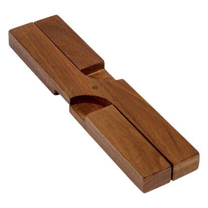 Dessous de plat, l.21 cm, marron Acacia