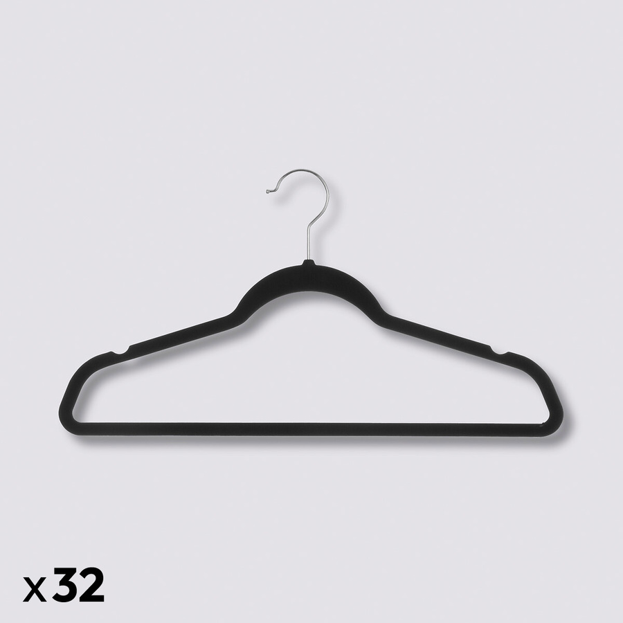 Lot de 32 cintres en feutrine Hang'up