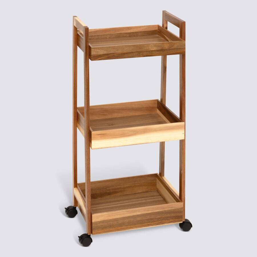 Desserte, l.40 cm, marron Acacia