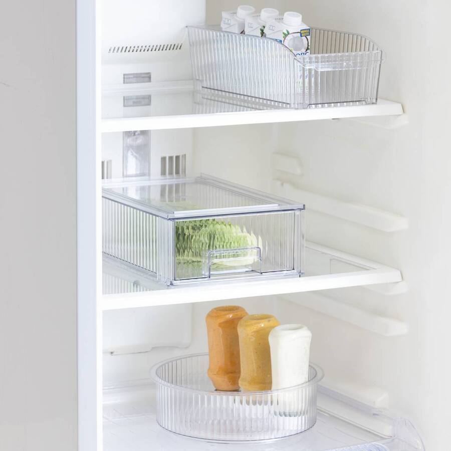 Rangement réfrigérateur, transparent Streaks