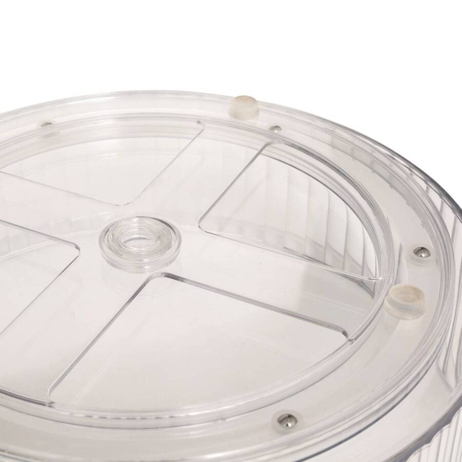 Organiseur rotatif, d.23 cm, transparent Streaks