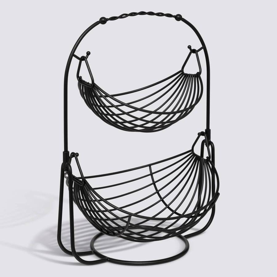 Corbeille à fruits, l.34,5 cm, noir Black edition