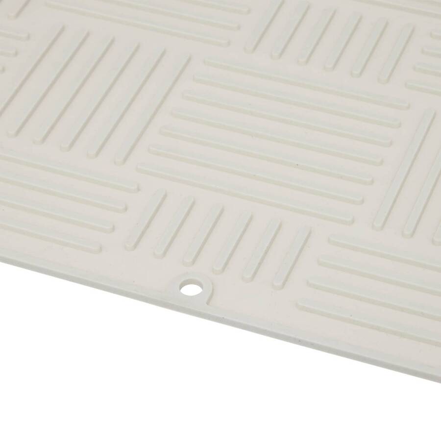 Tapis de vaisselle pliant xl, l.49,4 cm, beige Sileo