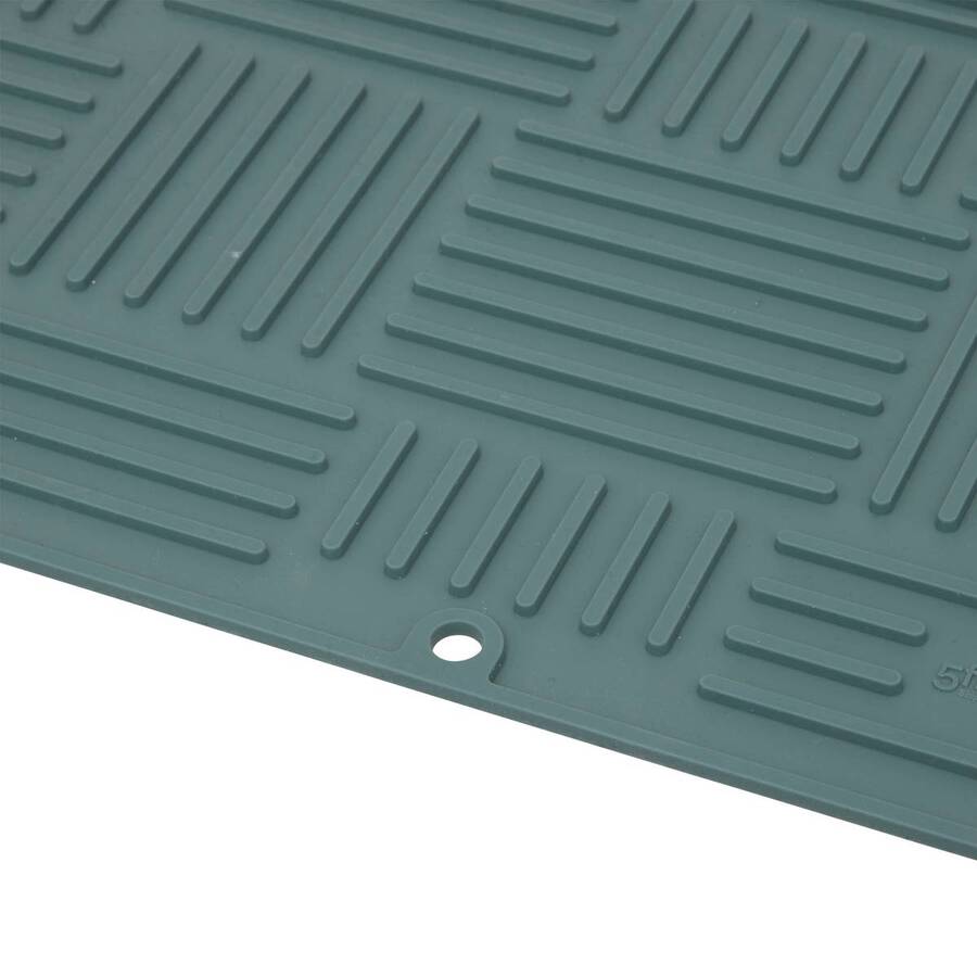 Tapis de vaisselle pliant xl, l.49,4 cm, beige Sileo