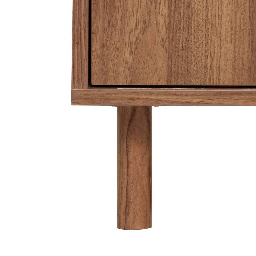 Meuble tv 2 étagères, marron Slidy