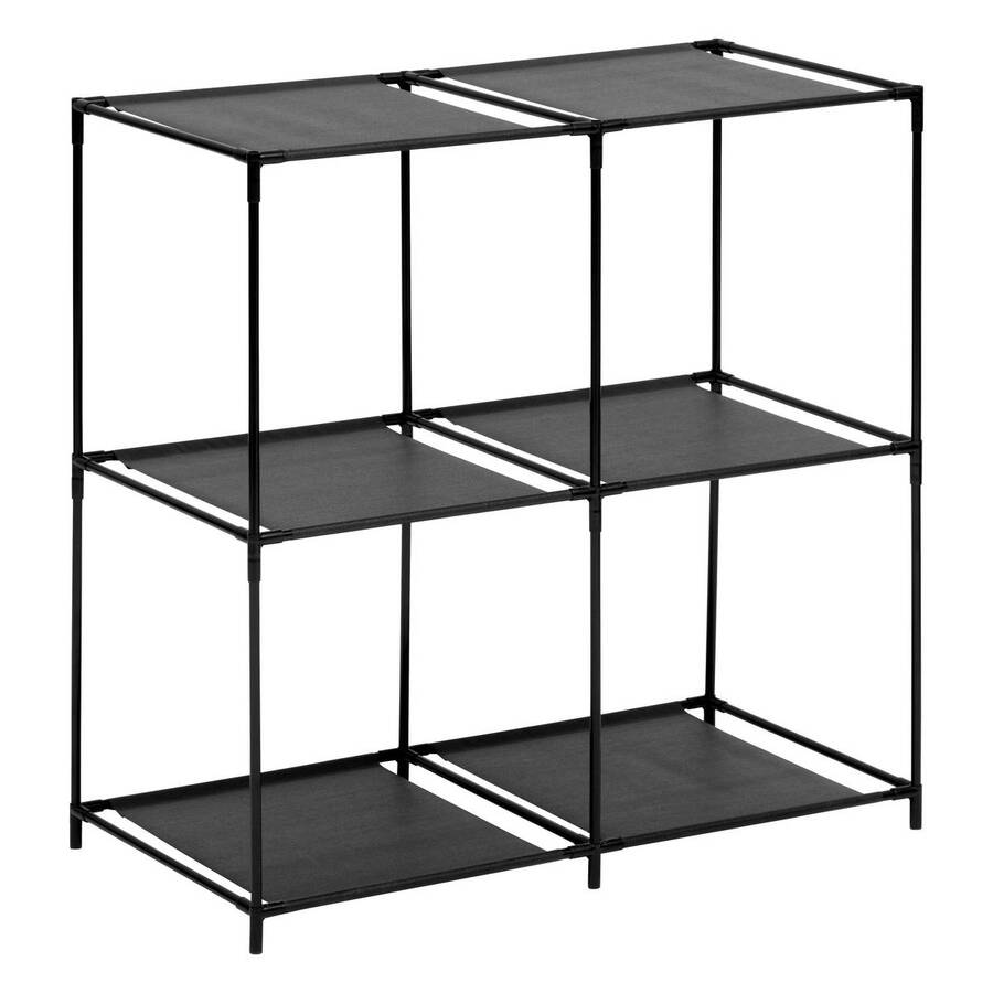 Etagère 2 niveaux, noir Mix'n modul