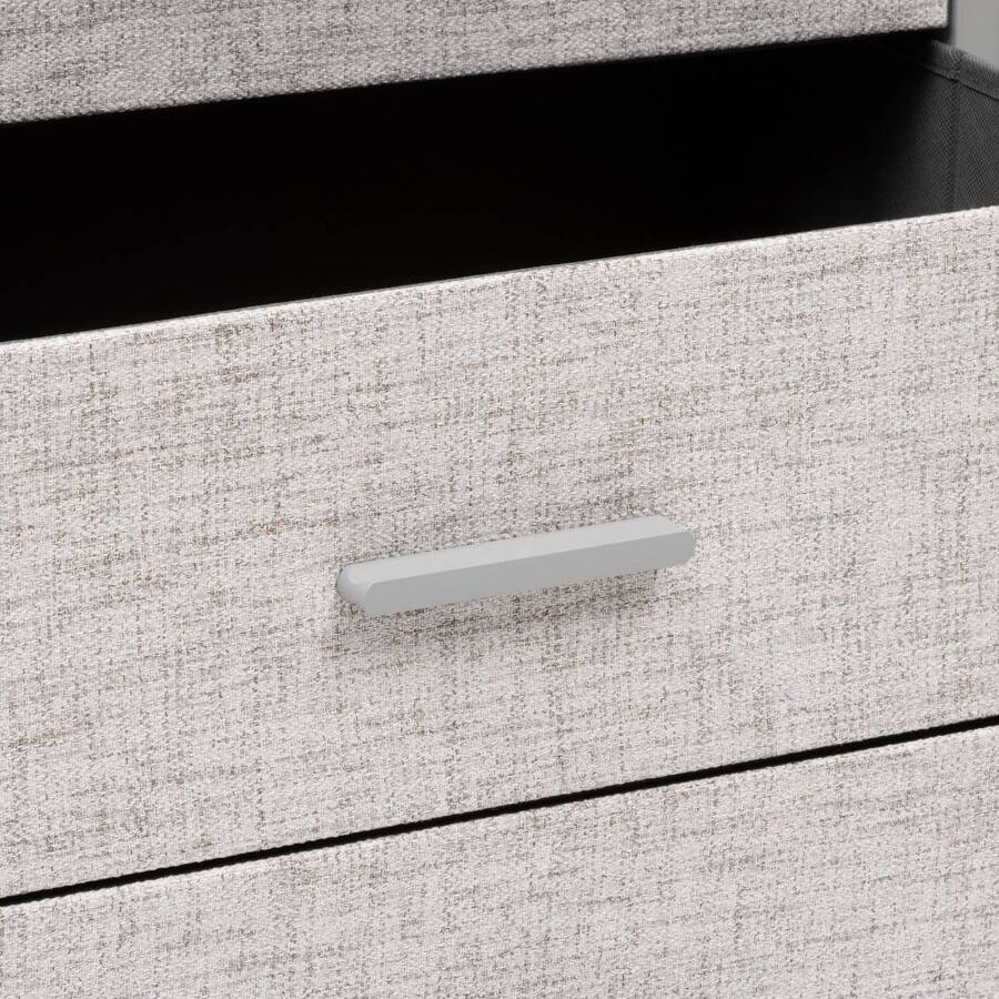 Commode 4 tiroirs, gris Granite