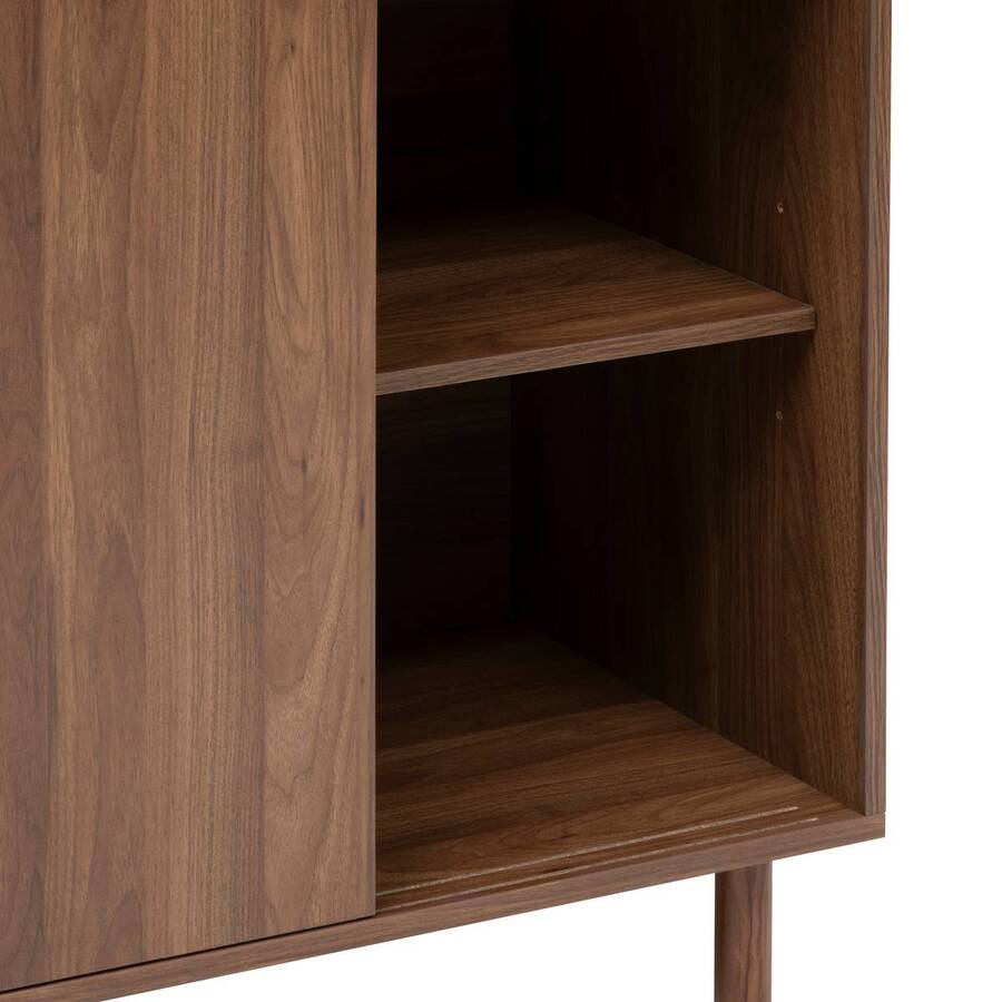 Buffet 2 portes, marron Slidy