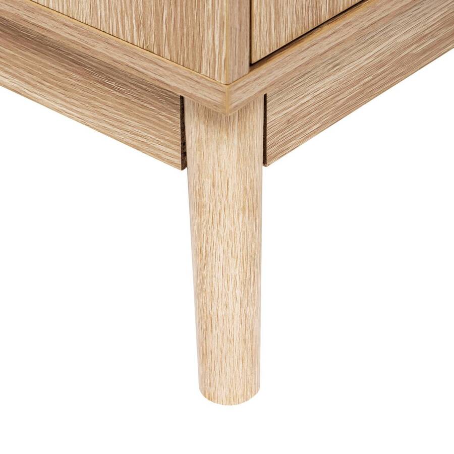 Buffet de cuisine 2 portes, marron Abana