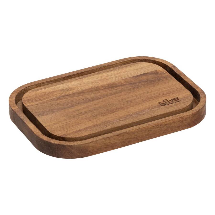 Beurrier, socle acacia 