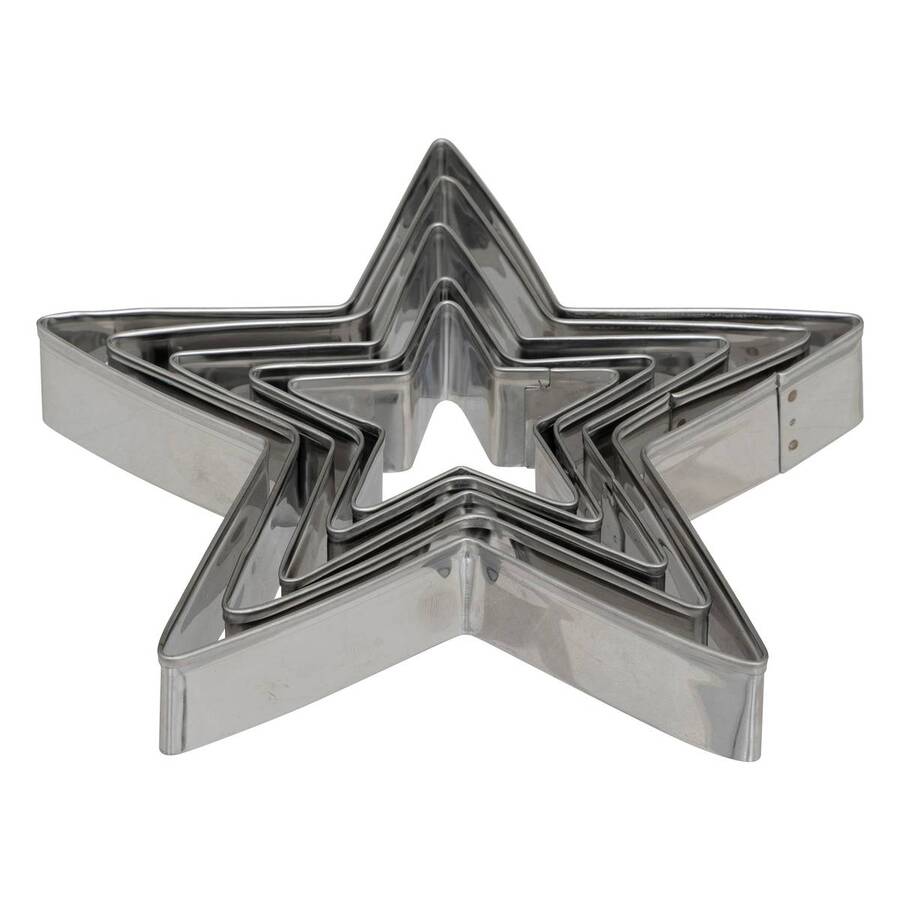 Emporte-pièces, 7 pièces, argent 