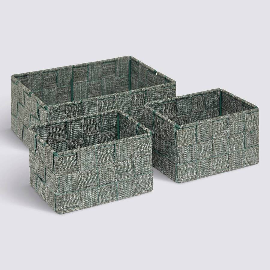 Panier, 3 produits, vert Lise