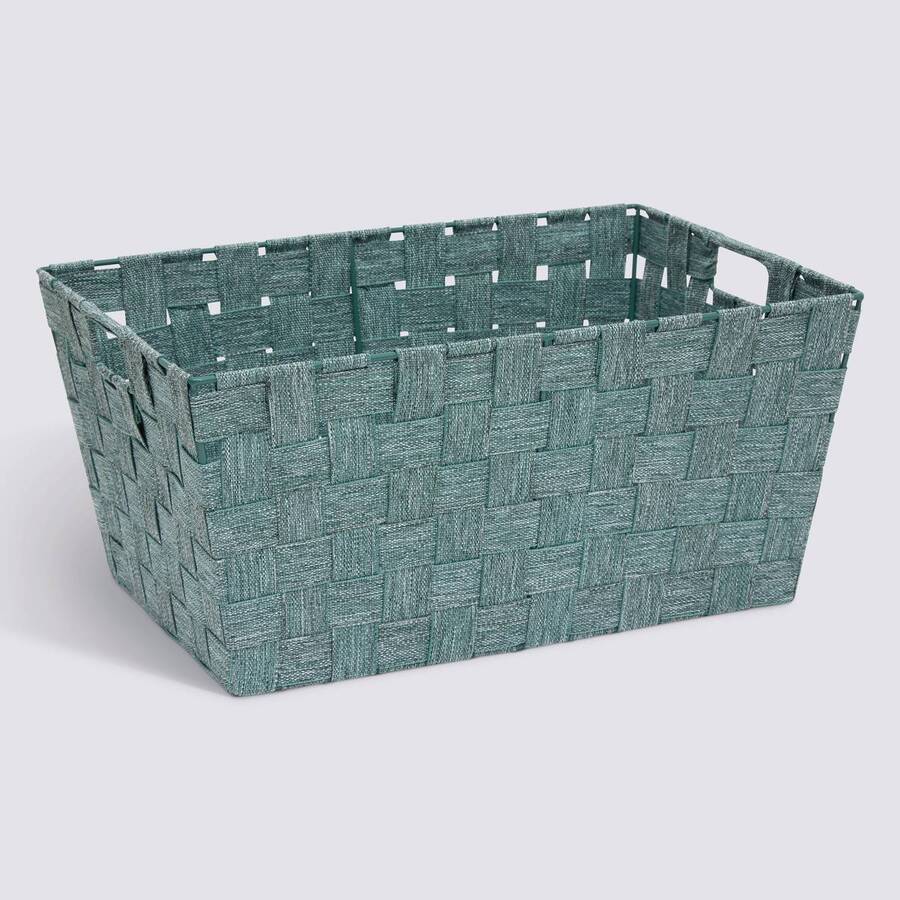 Panier, l.38 cm, vert Lise