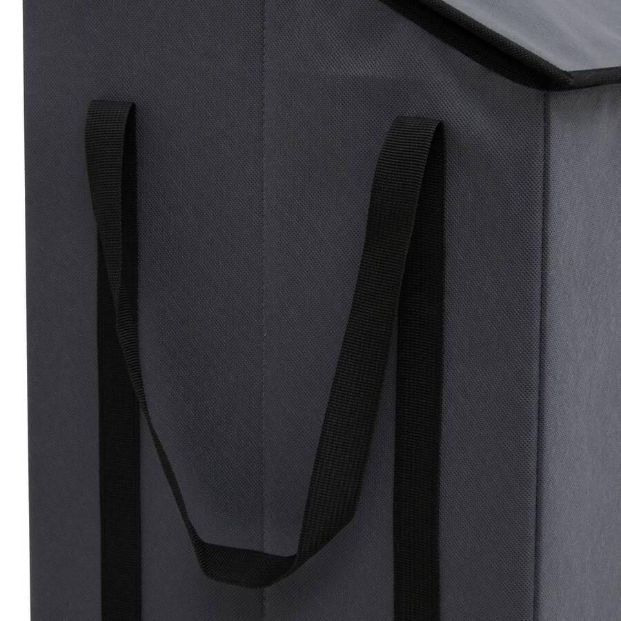 Panier à linge, 45 l, gris 