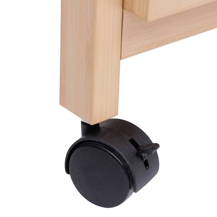 Desserte 3 niveaux, beige Cane