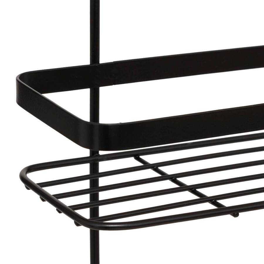 Serviteur de douche 2 niveaux, noir Venterra