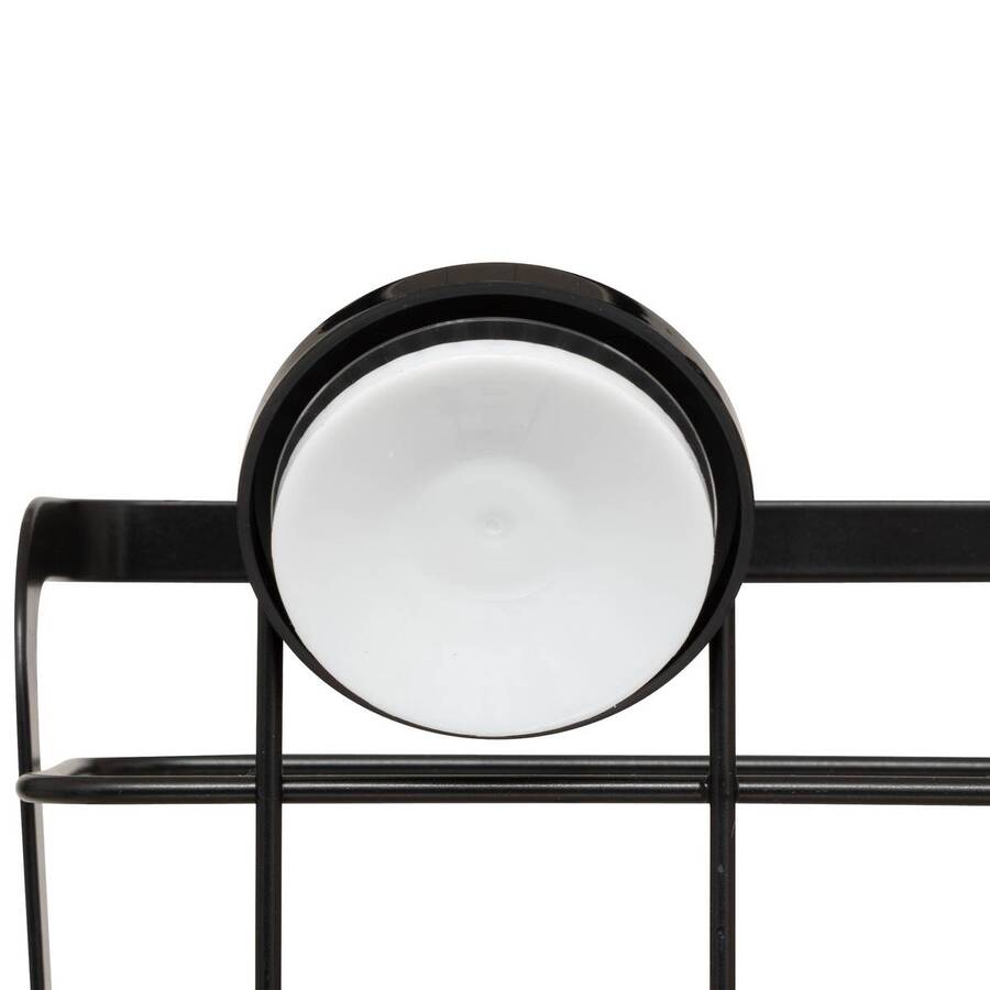 Serviteur de douche 2 niveaux, noir Venterra