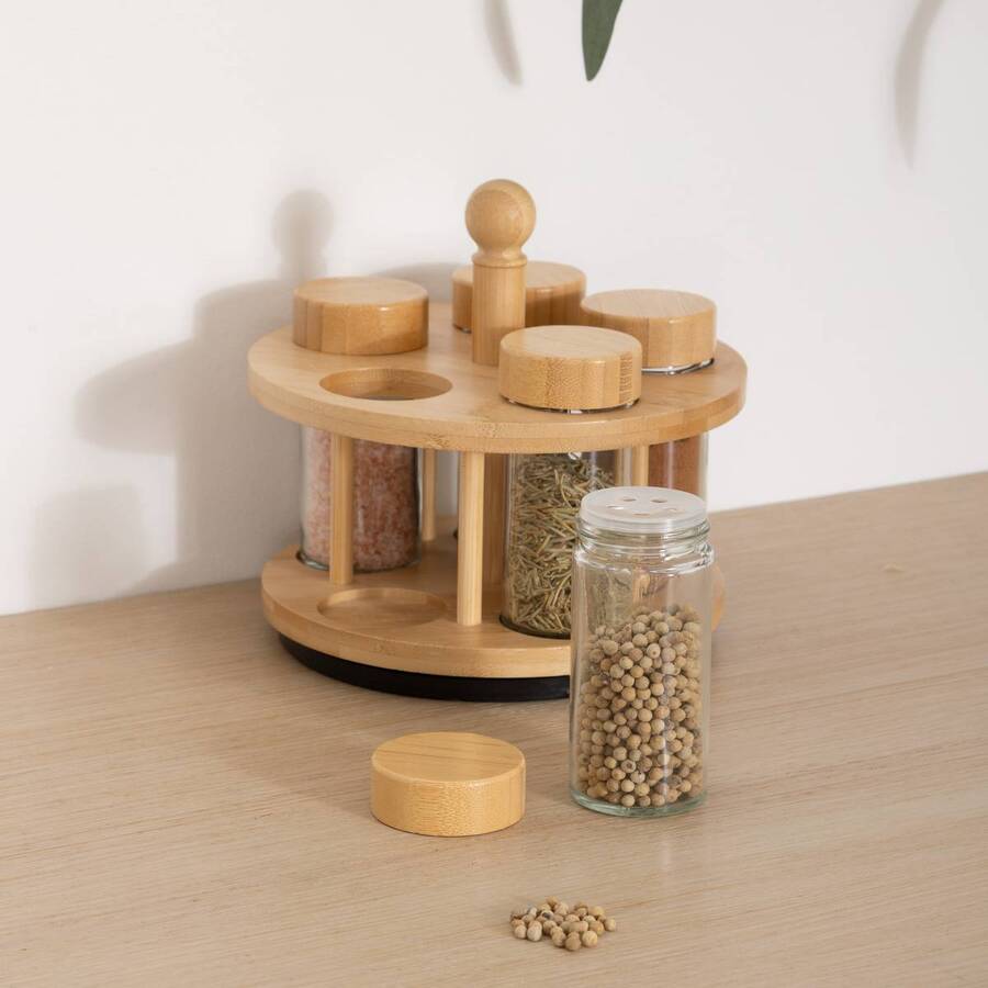 Support à épices, 5 emplacements, d.17 cm Cozy