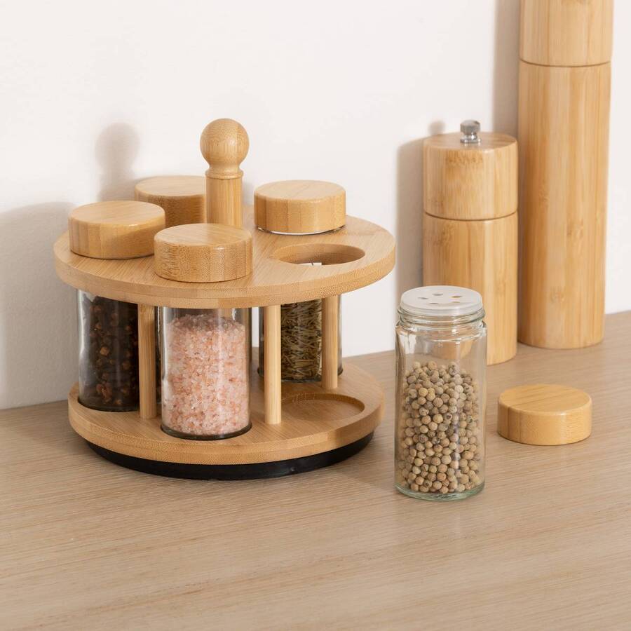 Support à épices, 5 emplacements, d.17 cm Cozy