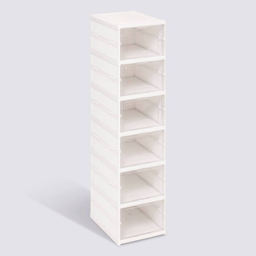 Range-chaussures, 6 paires Fold'n box
