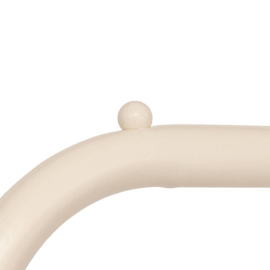 Portant à vêtements, 2, étagères, argile Liny