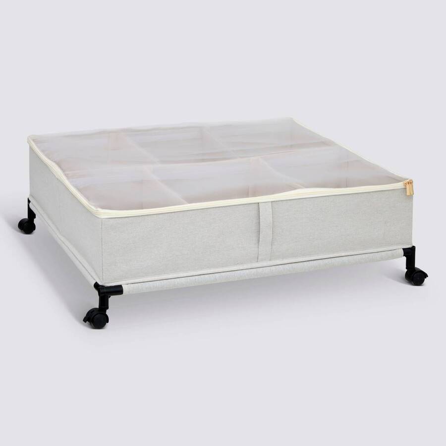 Housse de rangement sous lit, l.66 cm, beige Dressy plus