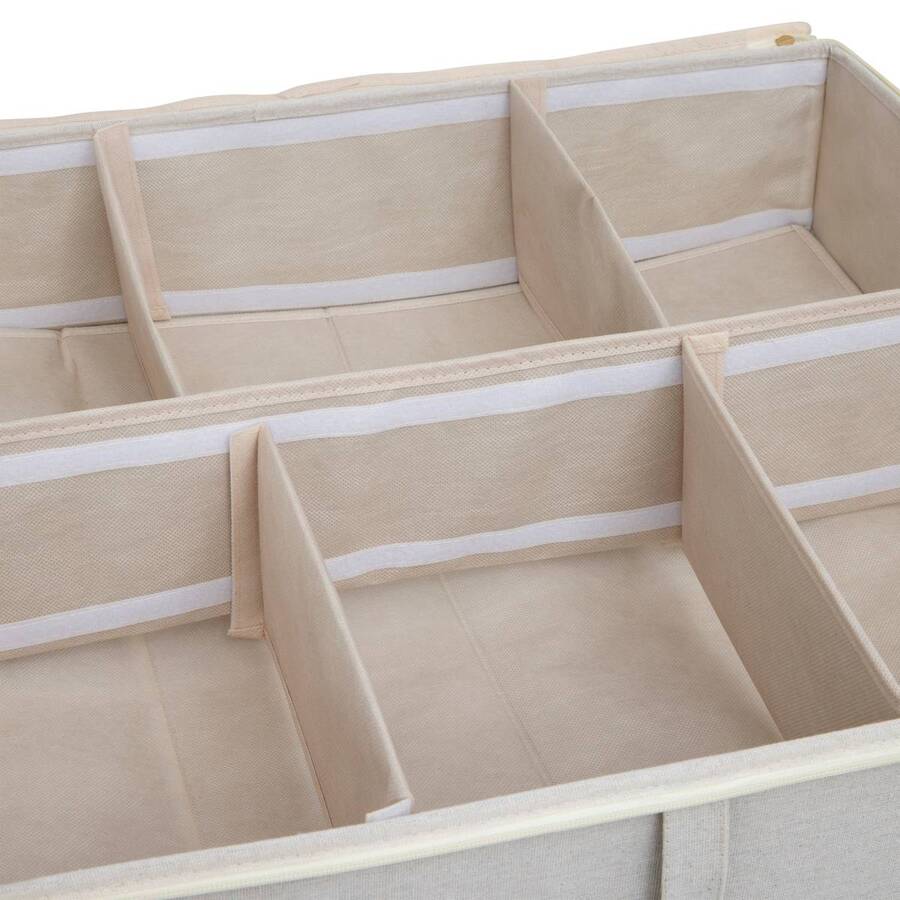 Housse de rangement sous lit, l.66 cm, beige Dressy plus