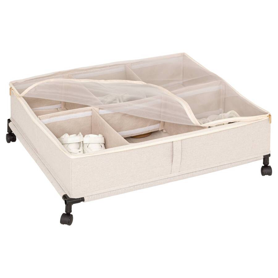 Housse de rangement sous lit, l.66 cm, beige Dressy plus