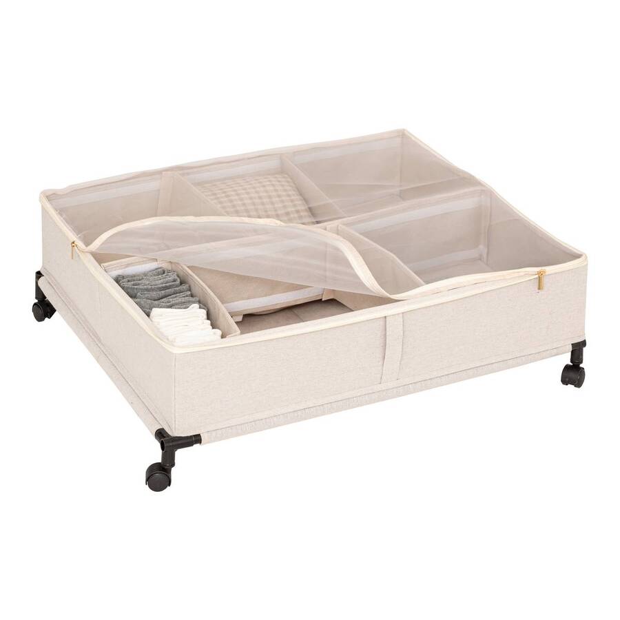 Housse de rangement sous lit, l.66 cm, beige Dressy plus