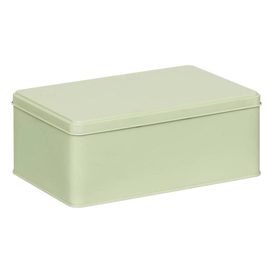 Lot de 3 boîtes de rangement, l.31/20,5 cm, vert clair Deskolor