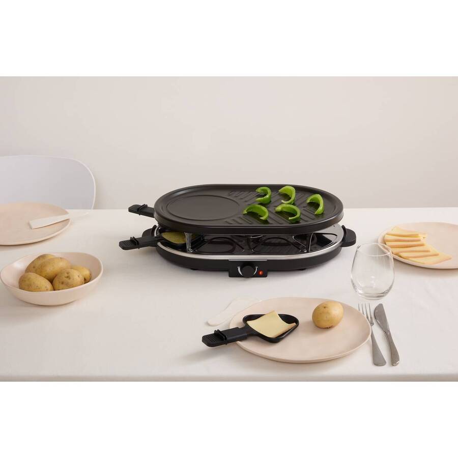 Appareil à raclette, 8 personnes 