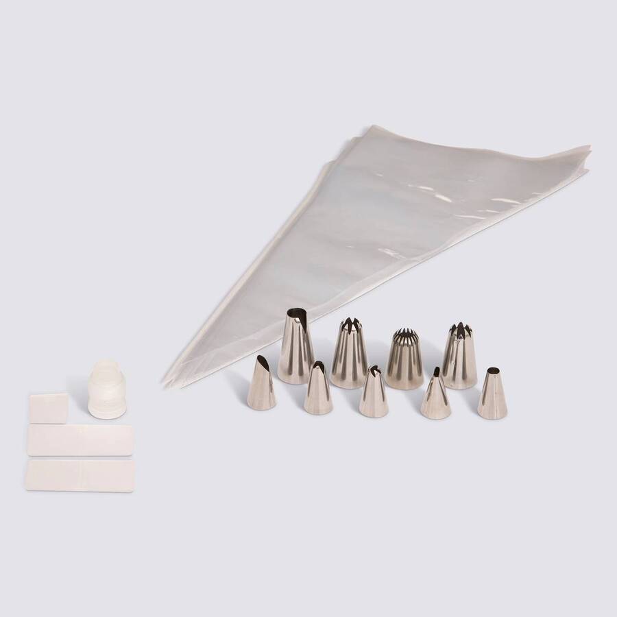 Poche à douille, 30 poches, transparent 