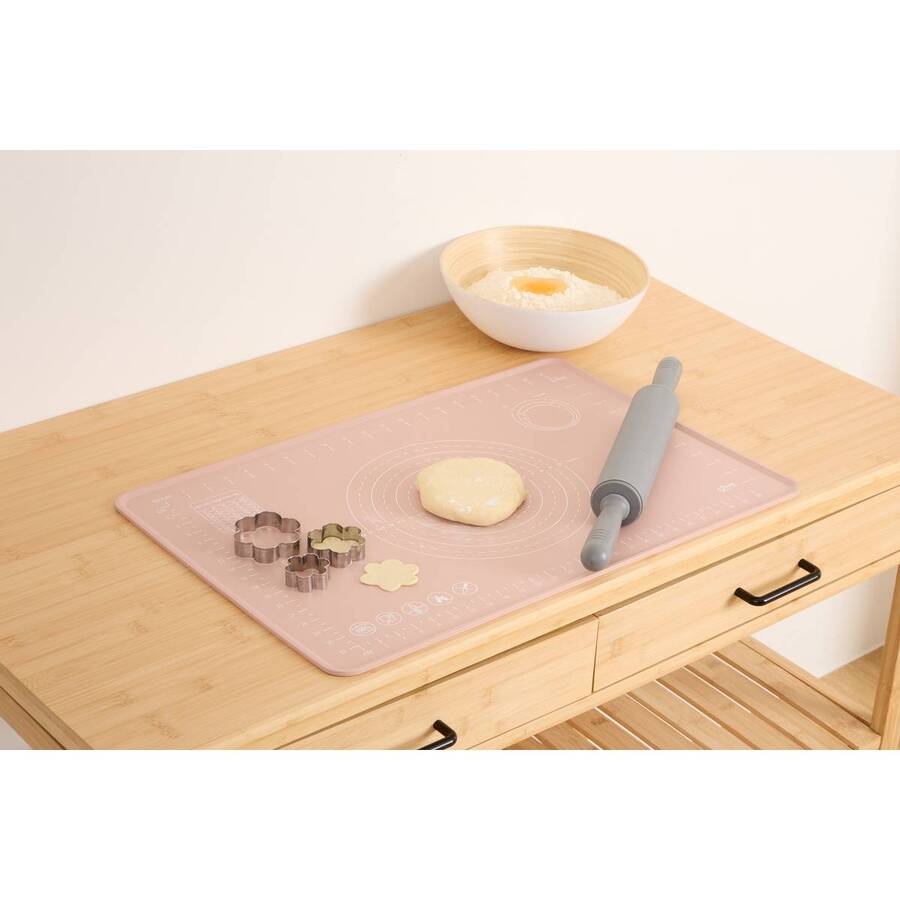 Tapis en siliconne, l.40 cm, plusieurs coloris 