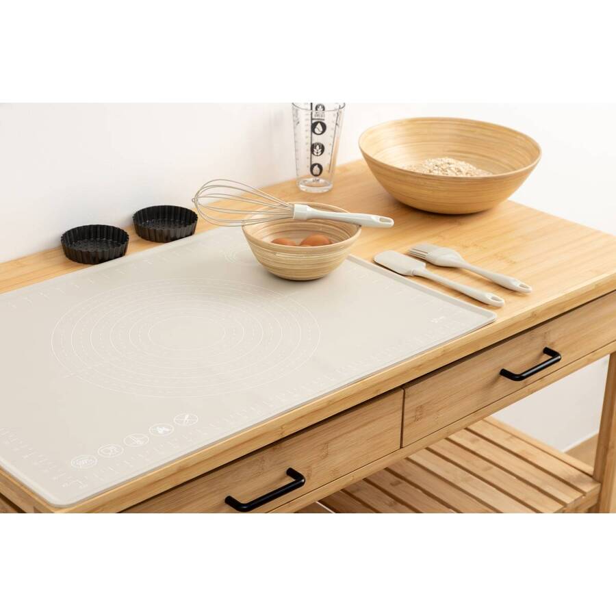 Tapis en siliconne, l.49,7 cm, plusieurs coloris 