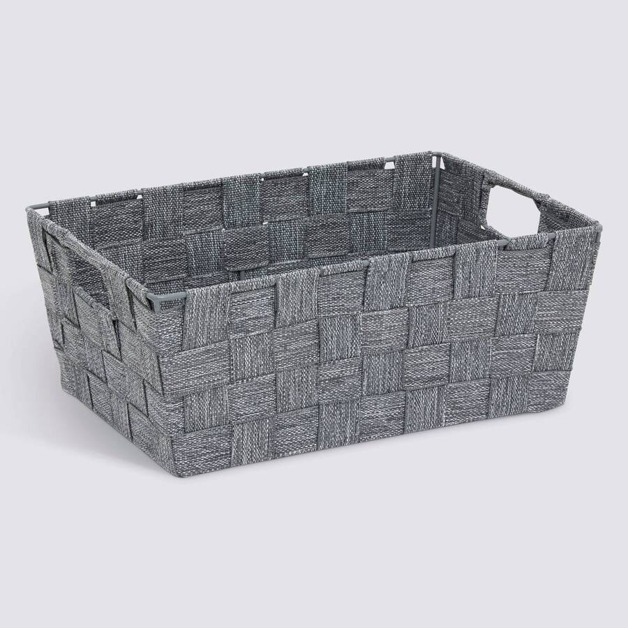 Panier, l.28 cm, gris Lise